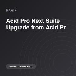 MAGIX Acid Pro Next Suite Upgrade from Acid Pr