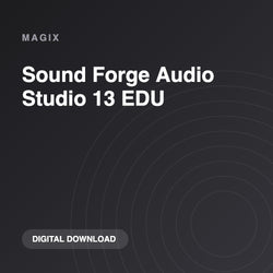 MAGIX Sound Forge Audio Studio 13 EDU
