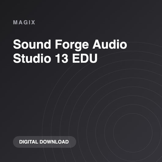 MAGIX Sound Forge Audio Studio 13 EDU