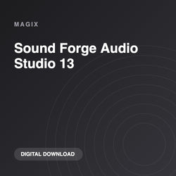 MAGIX Sound Forge Audio Studio 13
