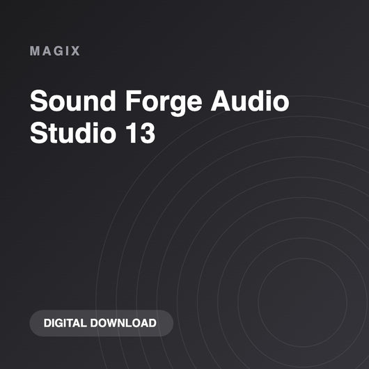 MAGIX Sound Forge Audio Studio 13