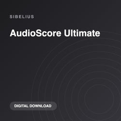 Sibelius AudioScore Ultimate