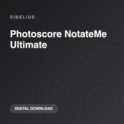 Sibelius Photoscore NotateMe Ultimate