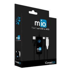 iConnectivity Mio 1-In-1-Out USB to MIDI Interface for Mac and PC